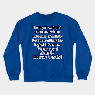 Your God doesn't Exist Crewneck Sweatshirt